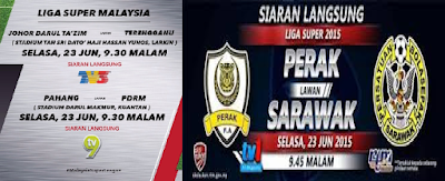 result Liga Super Malaysia 23 Jun 2015