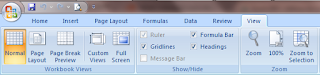 Workbook Views excel 2007