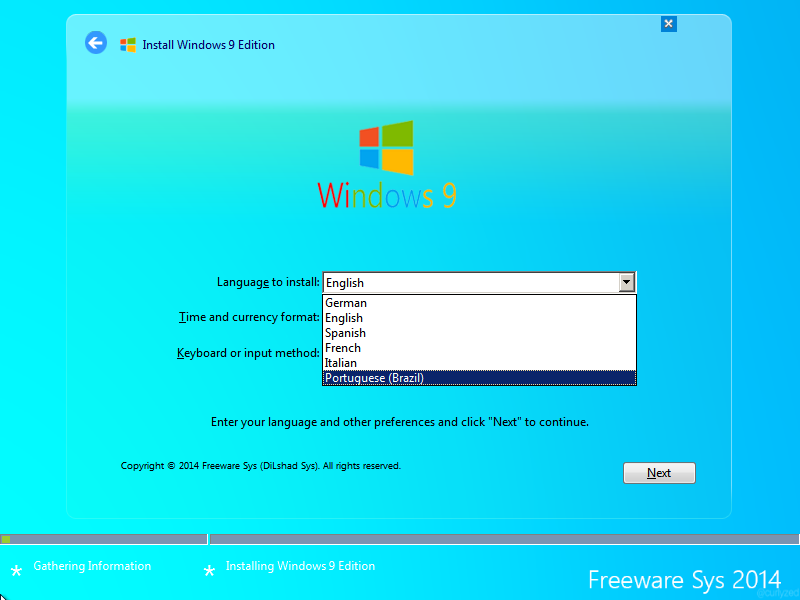 Download Windows 9 Pro Full Eng x64 (Single Link) 2014