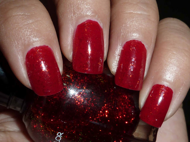 Kleancolor Chunky holo scarlett