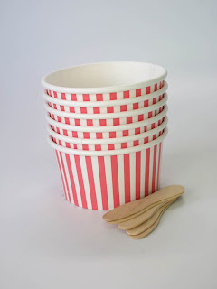 http://www.partyandco.com.au/products/robert-gordon-pink-stripe-ice-cream-cup-and-spoon.html