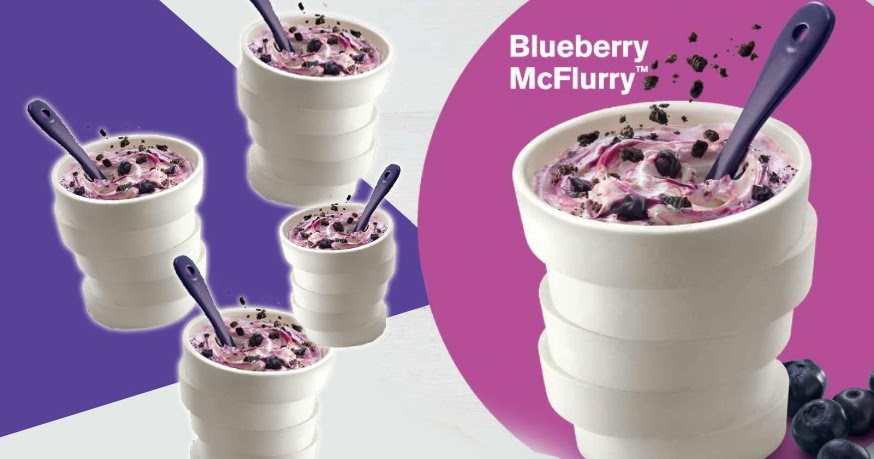Harga Blueberry McFlurry Mcd - Senarai Harga Makanan di 