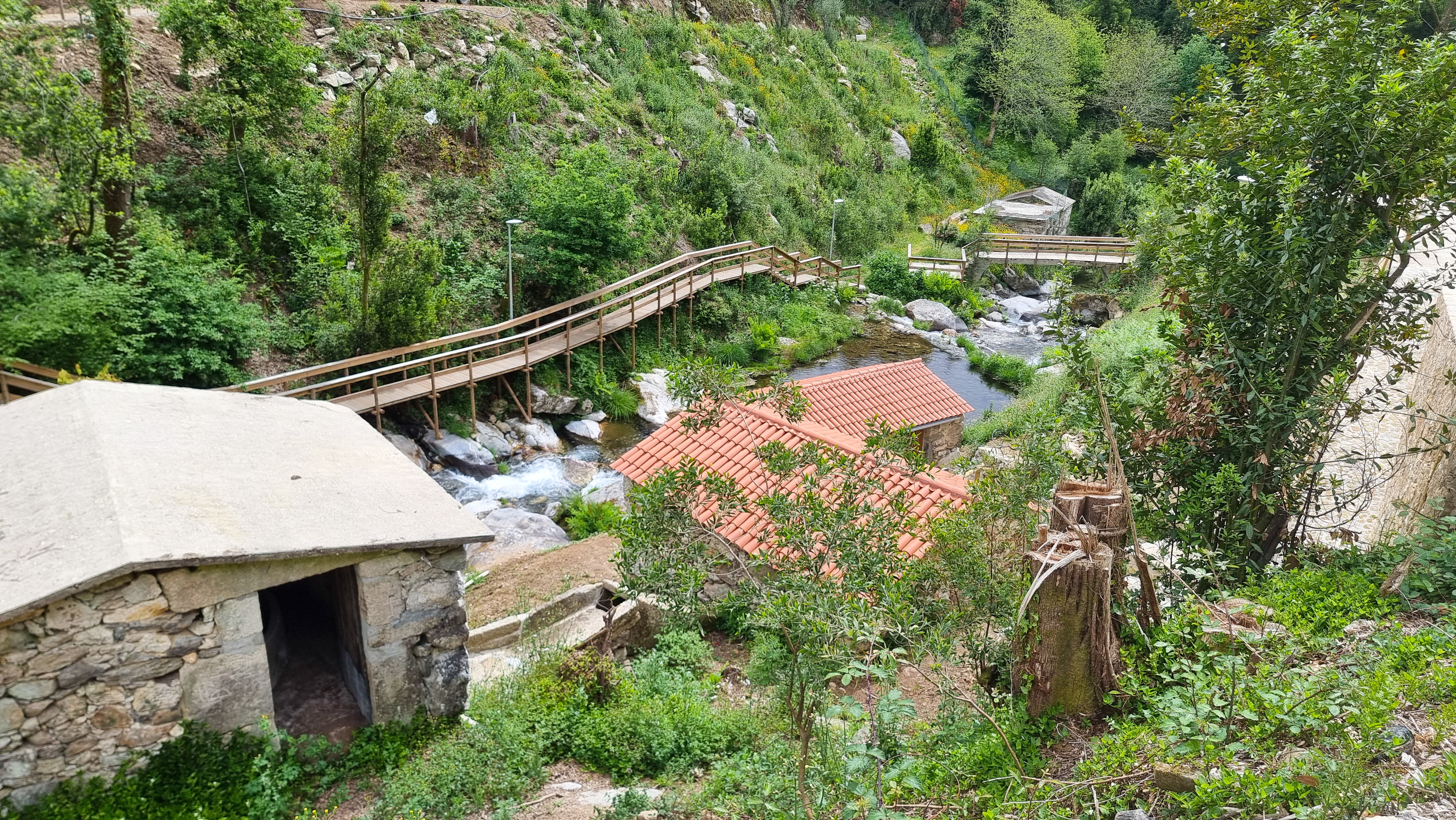 Passadiços de la bruja en ponte de lima