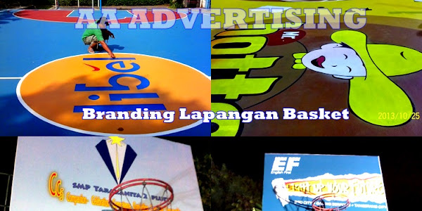 Harga Pengecatan Lapangan Basket dengan Branding Logo