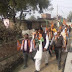 गाजीपुर: भाजपा जिलाध्यक्ष भानुप्रताप सिंह के नेतृत्व में निकली पद यात्रा