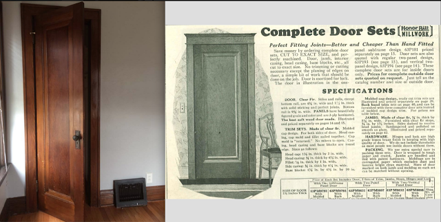 Sears house interior door option from catalog