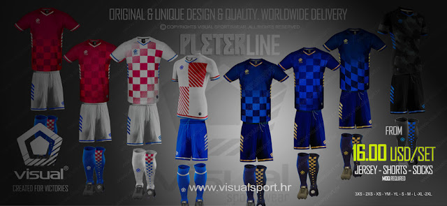 croatia jersey trikot kit football 2018. visual sportswear jerkovic design.