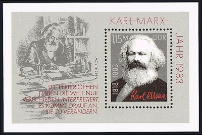 DDR Karl Marx, Portrait, 1983