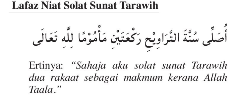 niat-solat-terawih