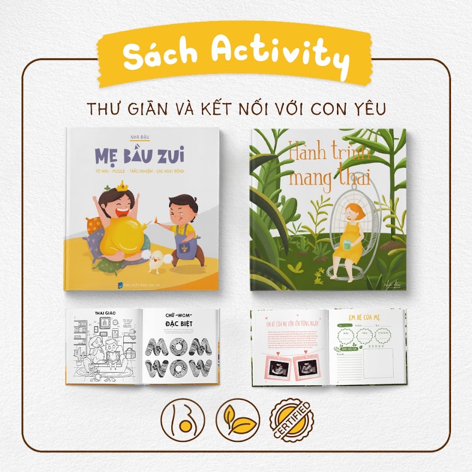 [A116] Activity book - Tải trọn bộ combo sách thai giáo hay nhất
