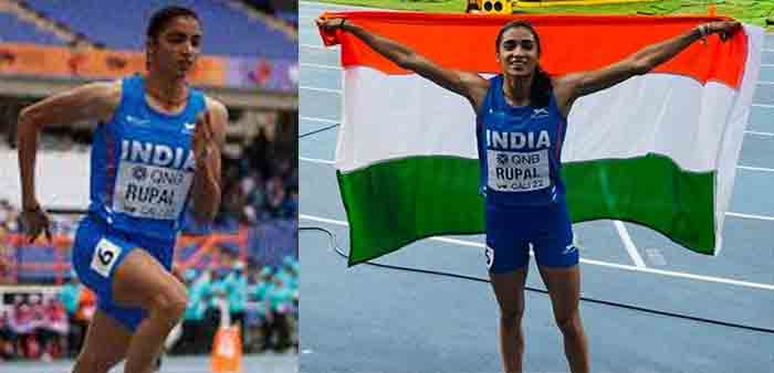 New Delhi, India, News, Top-Headlines, Latest-News, Sports, Athletes, Farmers, Daughter, Women, UP farmer's daughter Rupal Chaudhary becomes first Indian to win twin medals at World U-20 Athletics.