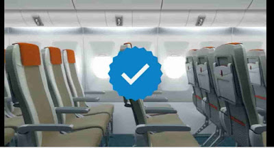 airplane seats always blue 011