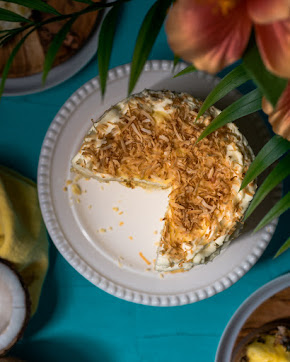 Piña Colada 'Misu' Cake Recipe