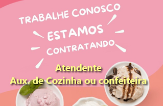 Vaga para Atendente e Aux. de Cozinha ou Confeiteira em Tramandaí