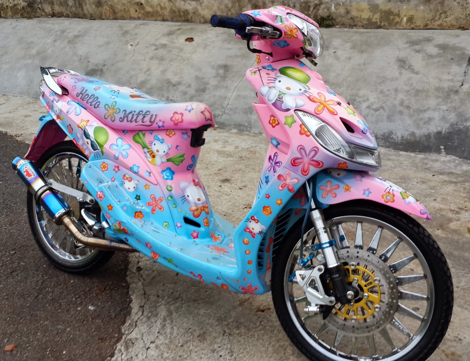 99 Gambar Motor Fino Airbrush Terkeren Gubuk Modifikasi