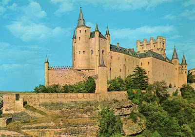 postal, Segovia, Alcázar