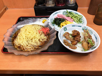 黒酢しょうゆ冷やし麺