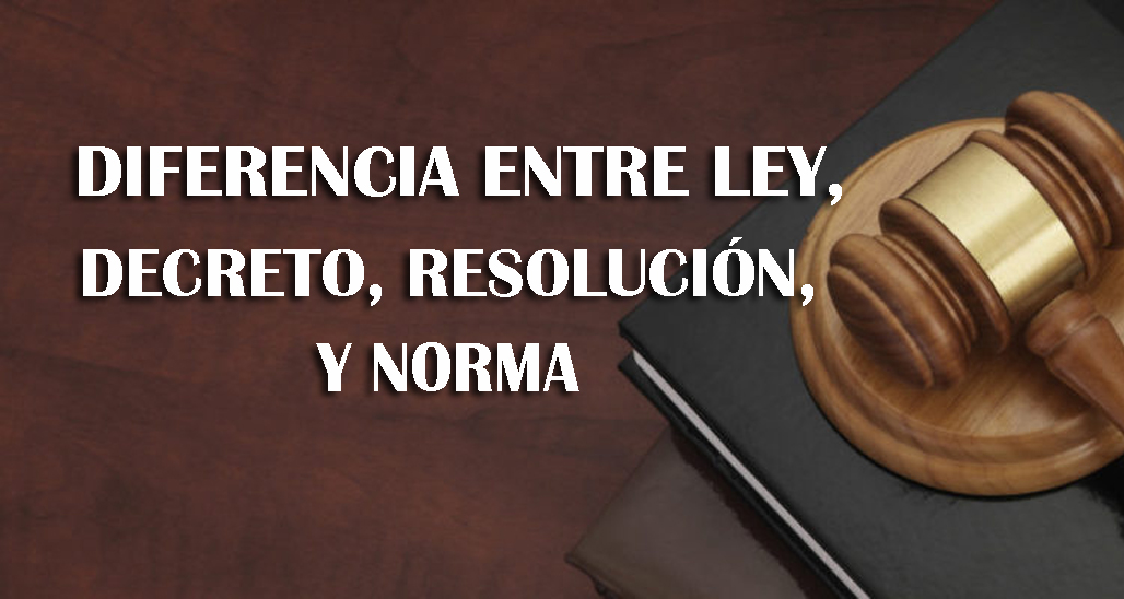 Diferencia Entre Ley Decreto Resolucion Y Norma En Colombia