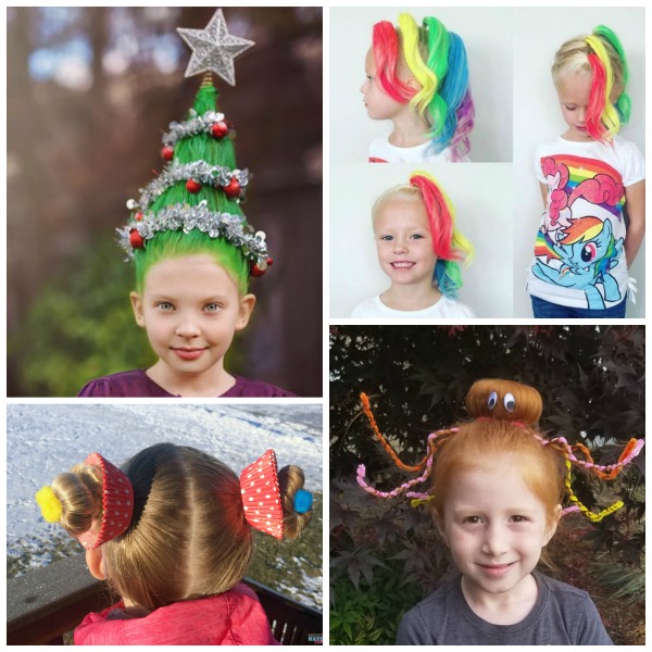 30 CRAZY HAIR IDEAS FOR KIDS- these are awesome!!  My kids love crazy hair day! #crazyhairideas #kidscrazyhair #kidscrazyhairdayideas #crazyhairday #crazyhair #crazyhairdayatschoolforgirlseasy #crazyhairdayatschoolforboys #growingajeweledrose