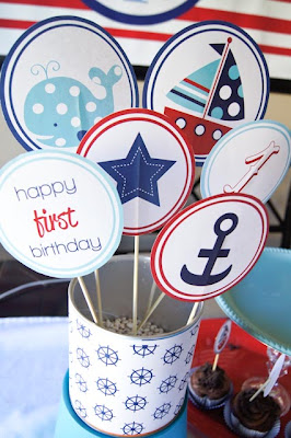 Boys  Birthday Party Ideas on Simple  Sister   Oh Buoy  He S One   Whales And Sails Birthday Party