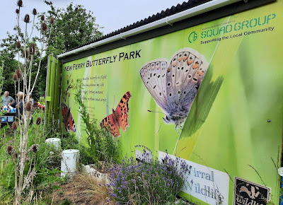 The container near the entrance of New Ferry Butterfly Park