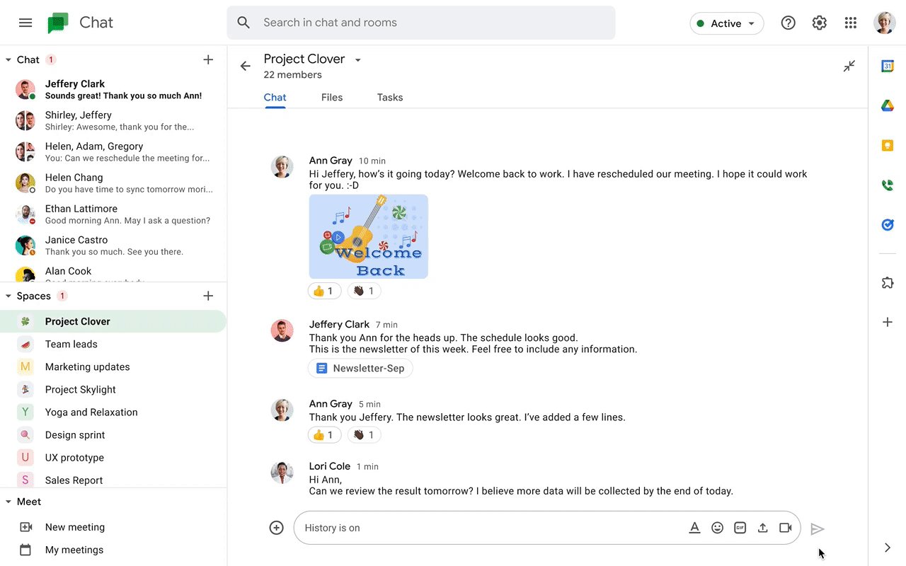 Google Workspace Updates: Custom emojis coming to Chat