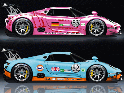  RSR model will race the same competitions as the classical 917 race car