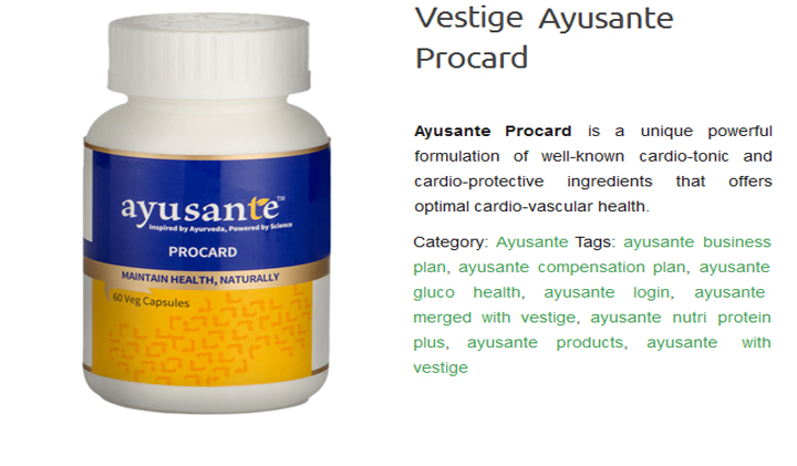 Vestige Ayusante Procard