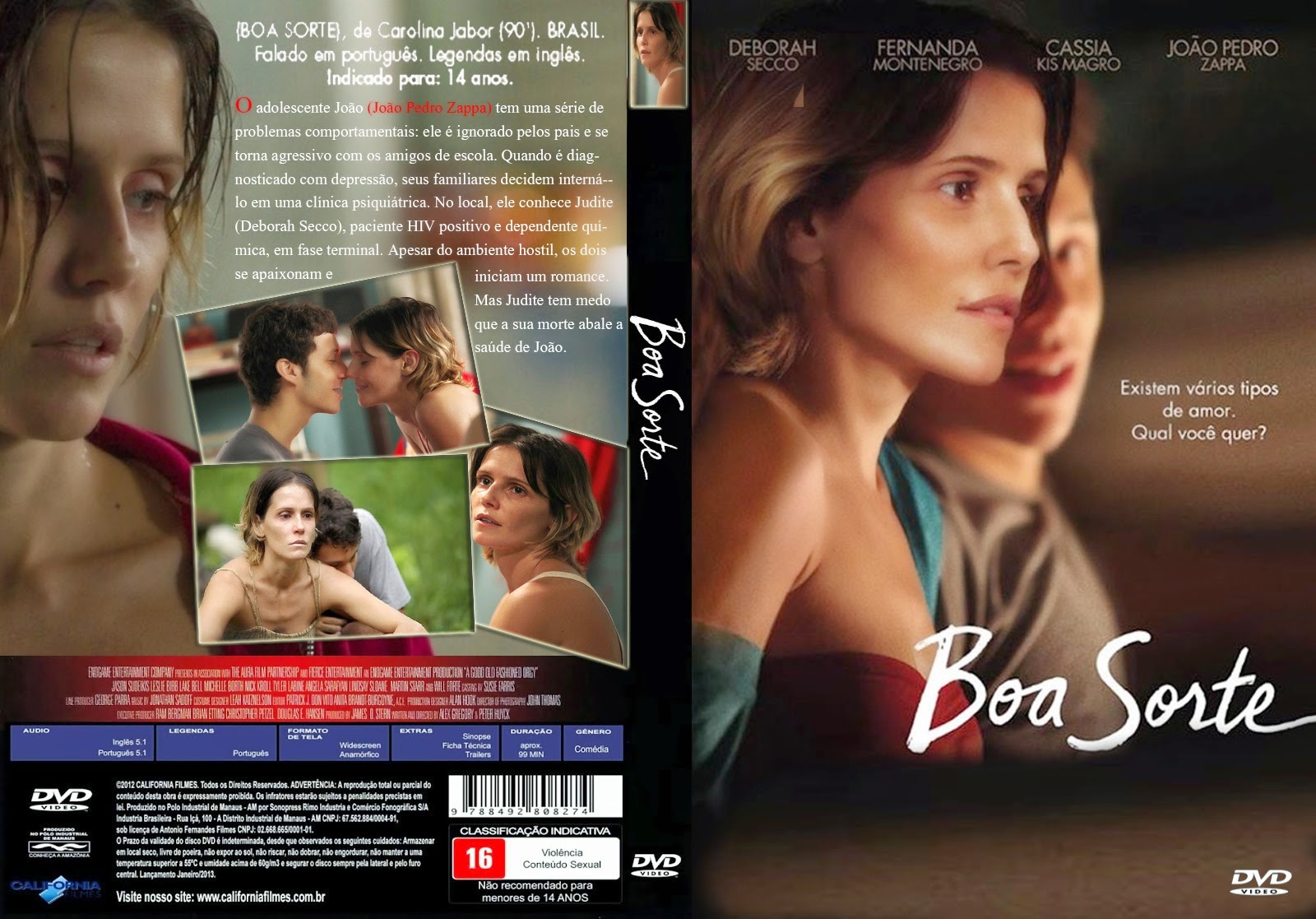 Boa Sorte Filme DVD Capa