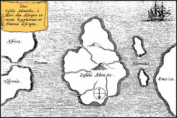 Old map of Antarctica.