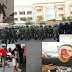  قمغ وحشي عنيف ضد المحتجين  يوم العيد بالحسيمة واعتقلات بالجملة  هذه لائحتهم 