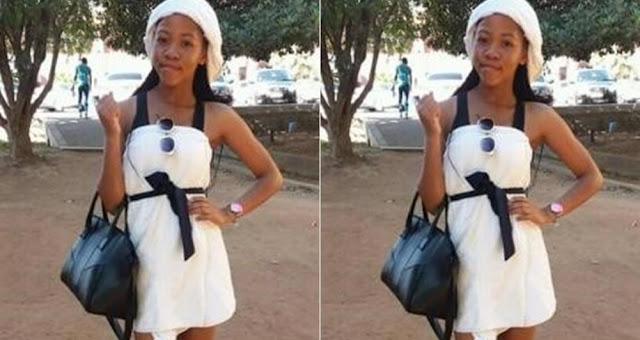 Viral Photos of Botswana Lady Who Tied and Wore White Towel to Her University