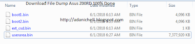 Download File Dump Asus Z00RD 100% Done