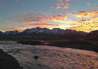 The Sawtooth Range in Idaho