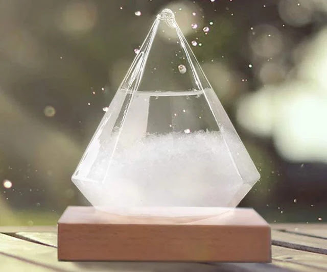 Unlock Nature’s Secrets: The Weather Forecaster Storm Glass Bottle That Predicts Storms in Style!