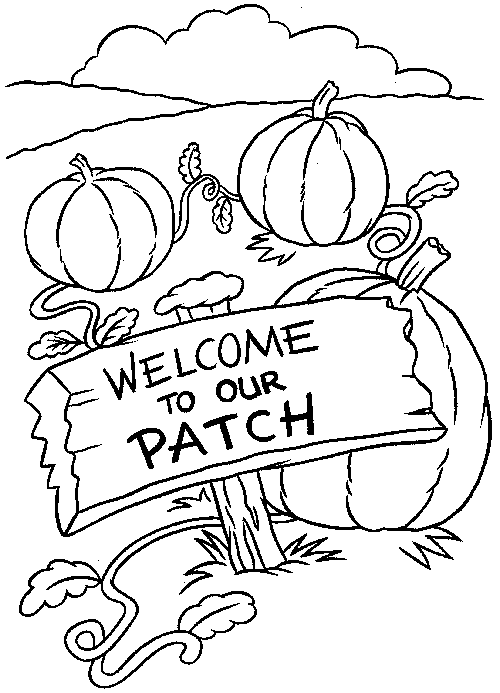 Download transmissionpress: Pumpkin Patch Coloring Page