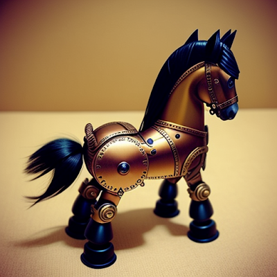 Steampunk Horse Statue Miniature 3D amazingwallpapersa blogspot com (15)