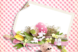 Retro Easter: Free Printable Frames, Cards or Invitations. 