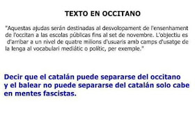 occitano, catalán, aquestas ajudas