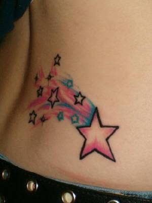 Sea stars and shooting are also common types of tattoos star Nautical star 