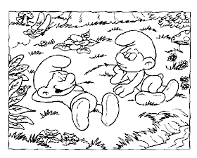 Smurf Coloring Pages