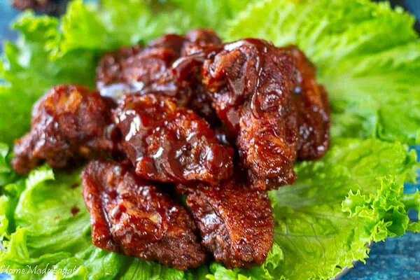 Wings in Sorrel Sauce