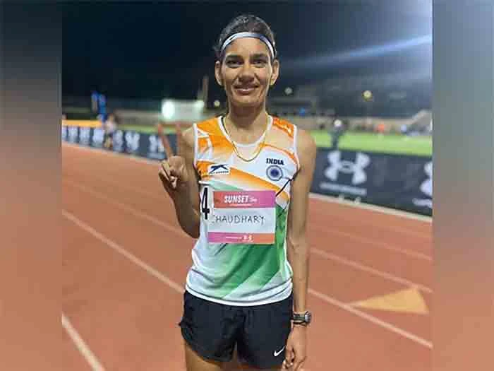 Latest-News, National, Top-Headlines, Record, Indian Athletes, Athletes, Sports, Women, Won, Athlete Parul Chaudhary, Athlete Parul Chaudhary sets new national record in women's 3000 m event in Los Angeles.