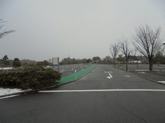 とっとり花回廊の駐車場