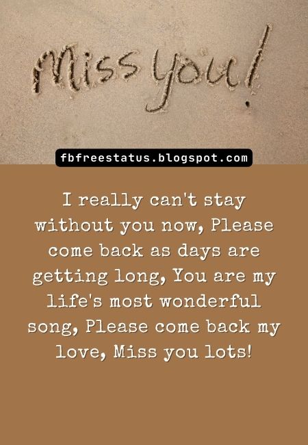 Missing You Messages for Boyfriend