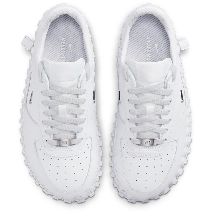White Colour Jacquemus x Nike J Force 1 Low LX Sneaker