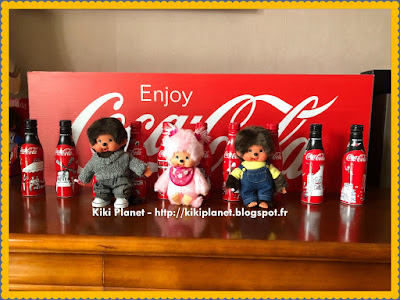 la collection Coca-Cola My Little Paris conçue par Kanako monchhichi kiki collector