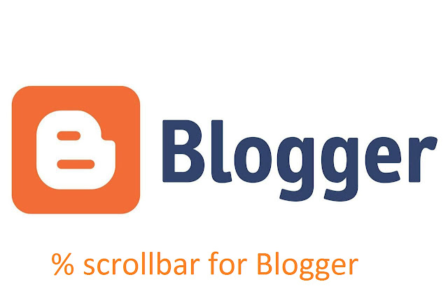 Adding scrollbar percentage to your Blogger site