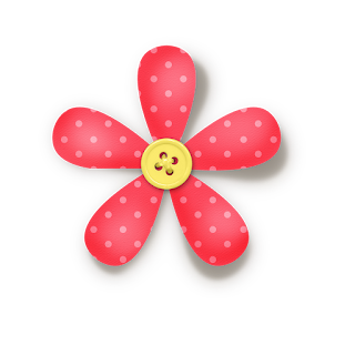 Flowers and Buttons of the Lemonade Clipart.