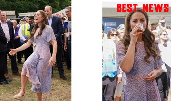 Kate Middleton Minum Bir dan Menendang Bola dengan Sepatu Wedges di Siang Hari Curi Perhatian !